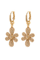 Tao Agapa Earrings, Gold-Plated Brass