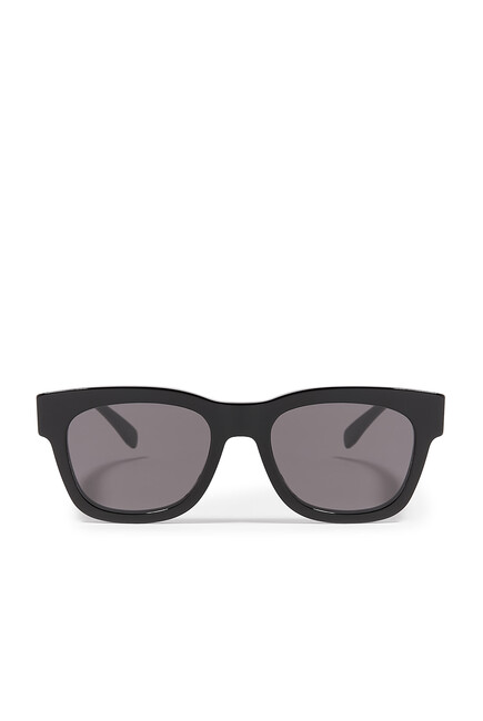 Diagonal Acetate Sunglasses 