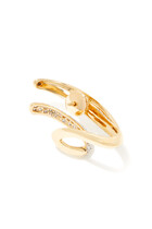 Nano Magnetique Earring, 14k Yellow Gold & Diamonds