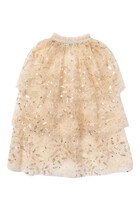 Kids Sequin Tulle Cape