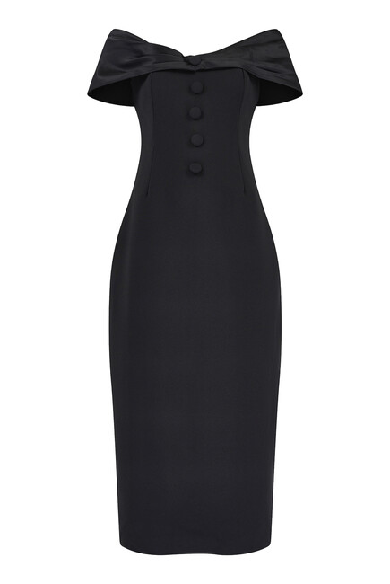 The Ultimate Muse Bow Midi Dress