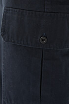 Regular-Fit Tricotine Trousers
