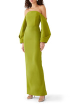 Lotta Crêpe Evening Gown