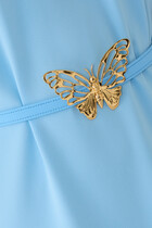 Draped Butterfly Gown