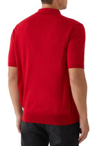 Embroidered Heart Polo Shirt