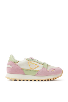 Kids Eagle Logo Sneakers