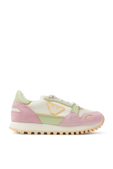 Kids Eagle Logo Sneakers