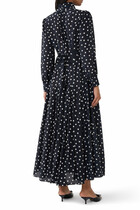 Marigold Silk Midi Dress