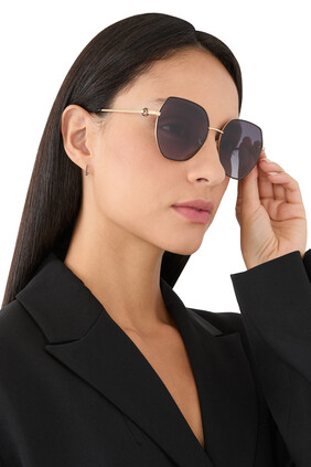 Bvlgari Bvlgari Rose Round Sunglasses
