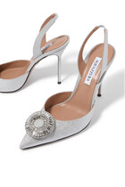 Crystal Hoop 105 Sling Pumps
