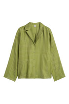 Monogram Silk PJ Top