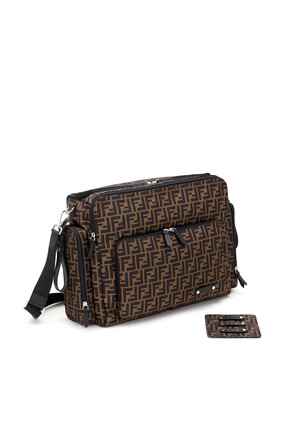 Logo Print Diaper Bag