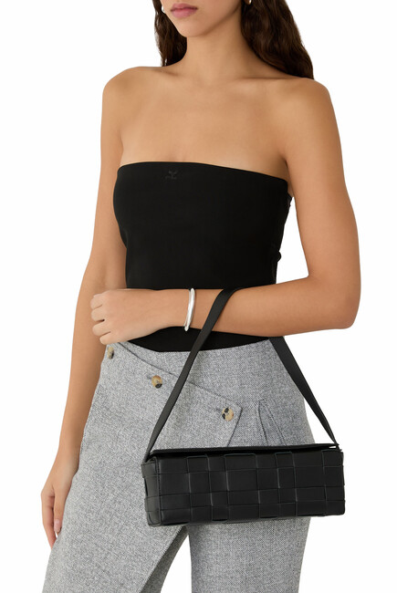 Woven East West Bag