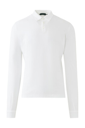 Zanone Long-Sleeve Polo Shirt