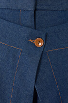 Refuge Denim Layered Culotte Pants