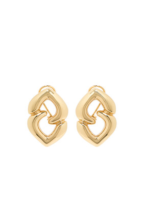 Abstract Heart Earrings