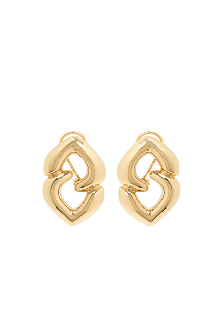 Abstract Heart Earrings