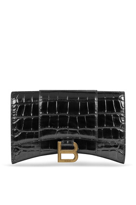 Hour Glass Wallet Chain Bag