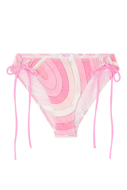 Printed Bikini Bottoms