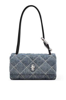 The Quilted Denim Snapshot Convertible Shoulder Bag