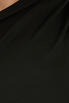 Slash Neck Jersey Top
