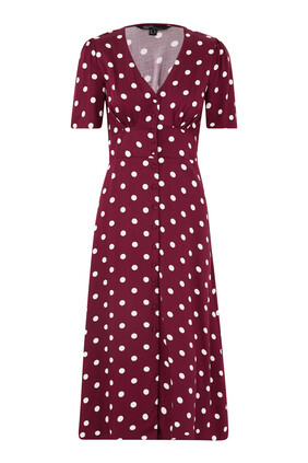 Polka Dot Alexa Midi Dress