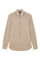 Micro EA Text Logo Long Sleeves Shirt