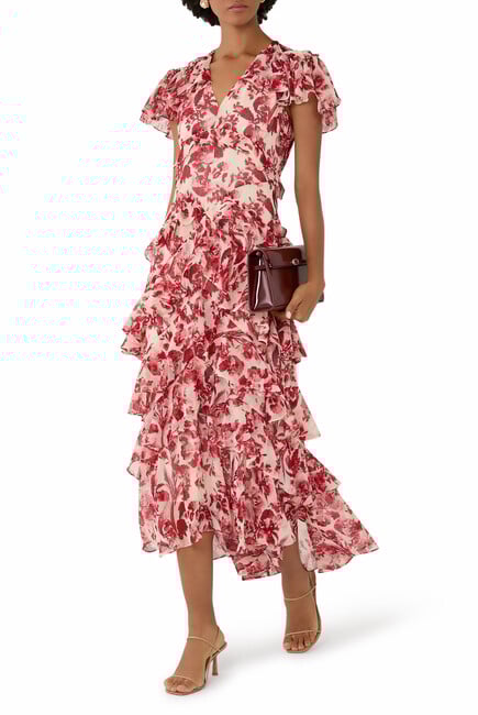 Floral Ribbons Tatum Dress
