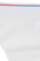 Ribbed Jersey Thong