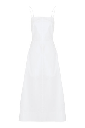 Eco Poplin Strappy Dress