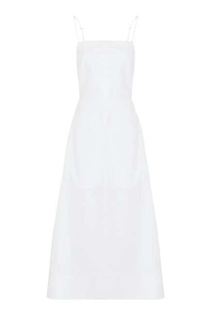 Eco Poplin Strappy Dress