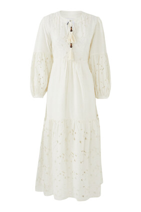 Broderie Maxi Dress