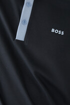 Paule Interlock Knit Polo Shirt