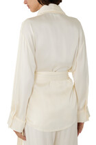Pyjama Wrap Blouse