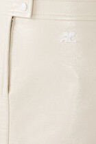 Reedition Vinyl Mini Skirt
