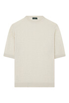 Slim-Fit Cotton and Linen T-Shirt