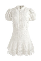 Loryn Embroidered Shirt Dress
