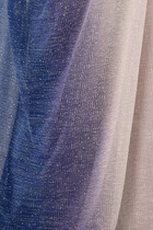 Cape Gown in Metallic Voile