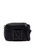 Logo Plaque Crossbody Bag