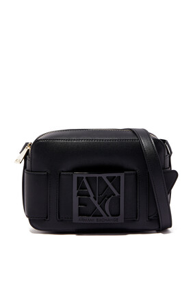 Logo Plaque Crossbody Bag