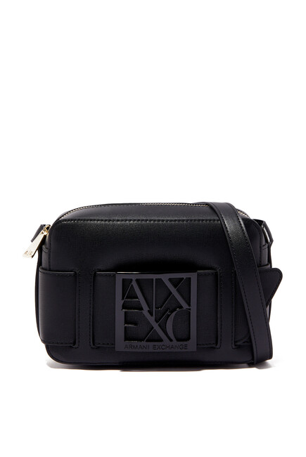 Logo Plaque Crossbody Bag