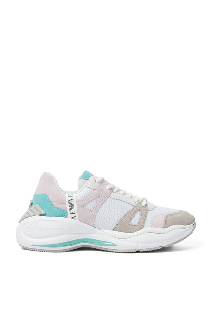 Logo Mesh Sneakers