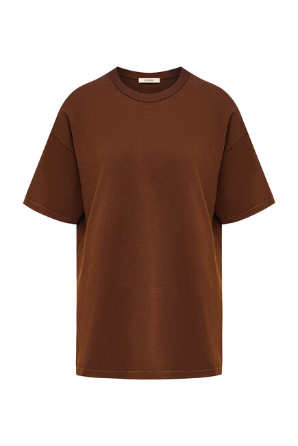 Silk-Jersey Relaxed T-Shirt