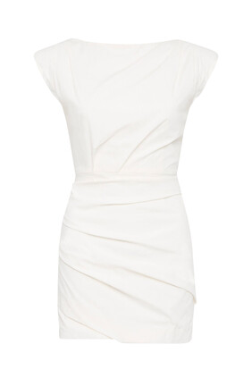 Bateau Tuck Mini Dress