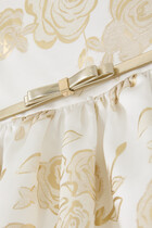 Kids Satin Rose Dress
