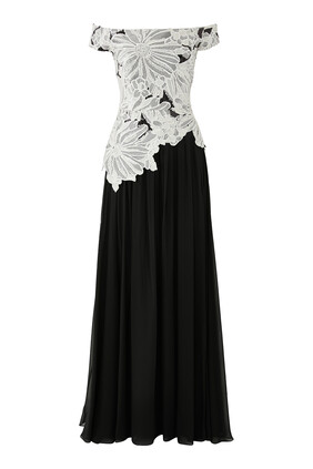 Sequin Embroidered Midi Dress
