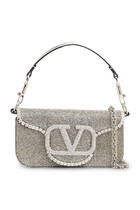 Small Locò Embellished Shoulder Bag
