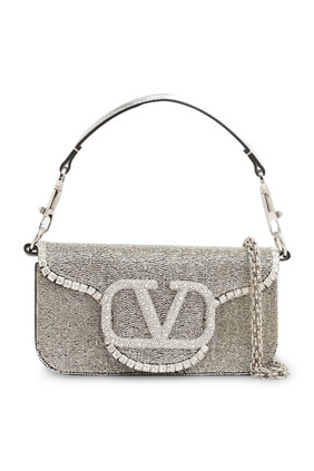 Small Locò Embellished Shoulder Bag