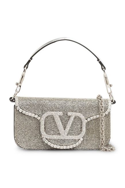 Small Locò Embellished Shoulder Bag