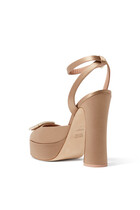 Crest Buckle Leather 125 Sandals